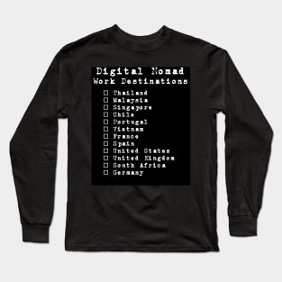 Digital Nomad Long Sleeve T-Shirt